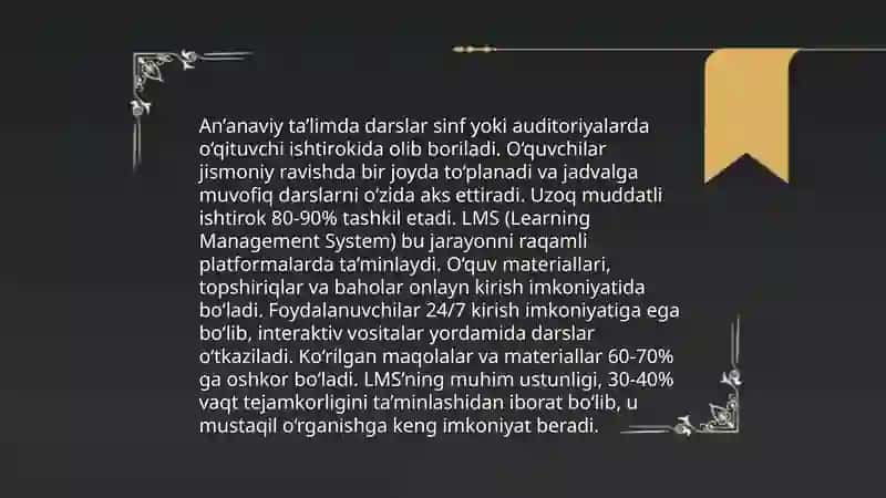 LMS turlari va ularning tasnifi 4