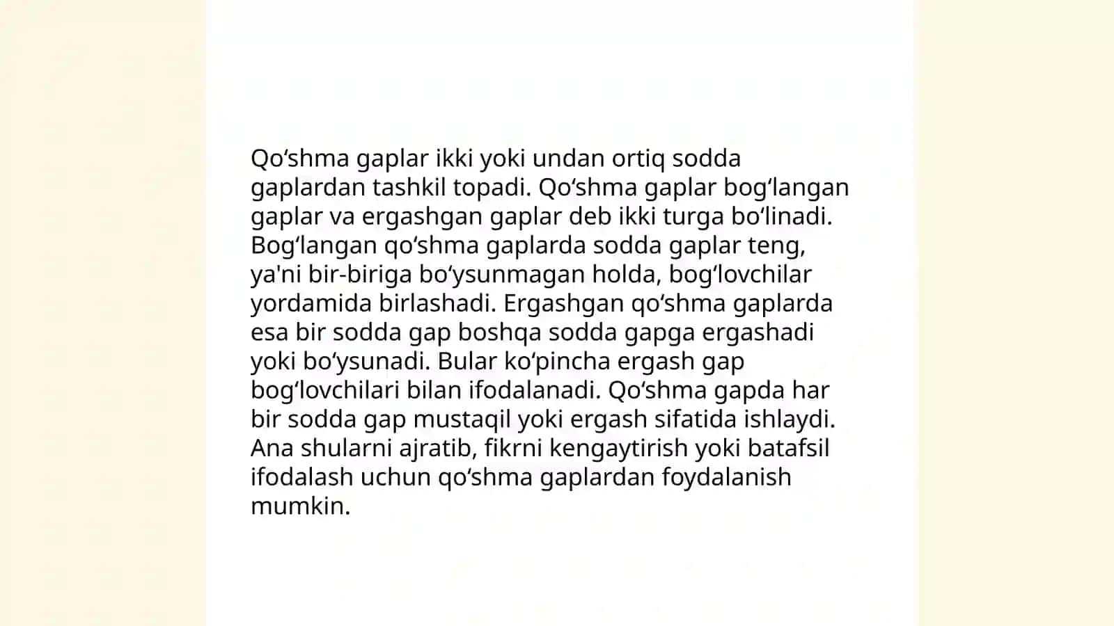 Qoʻshma gap turlari haqida maʼlumot 4
