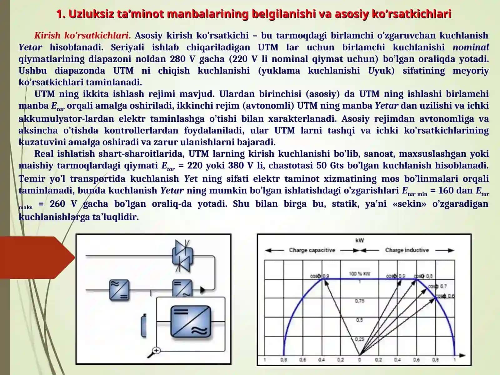Uzluksiz elektr ta’minoti manbalari va tizimlari 4