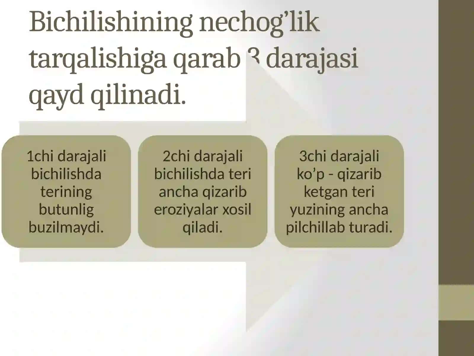 Bichilish va Qurish (Ekzema) 4