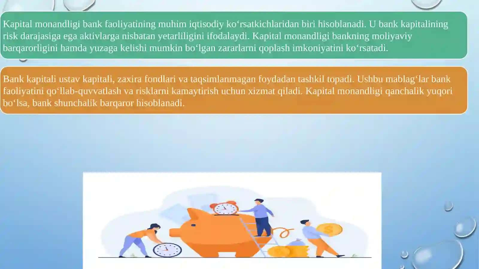 Kapital monandligi to’g’risidagi nizom  SLAYD 4