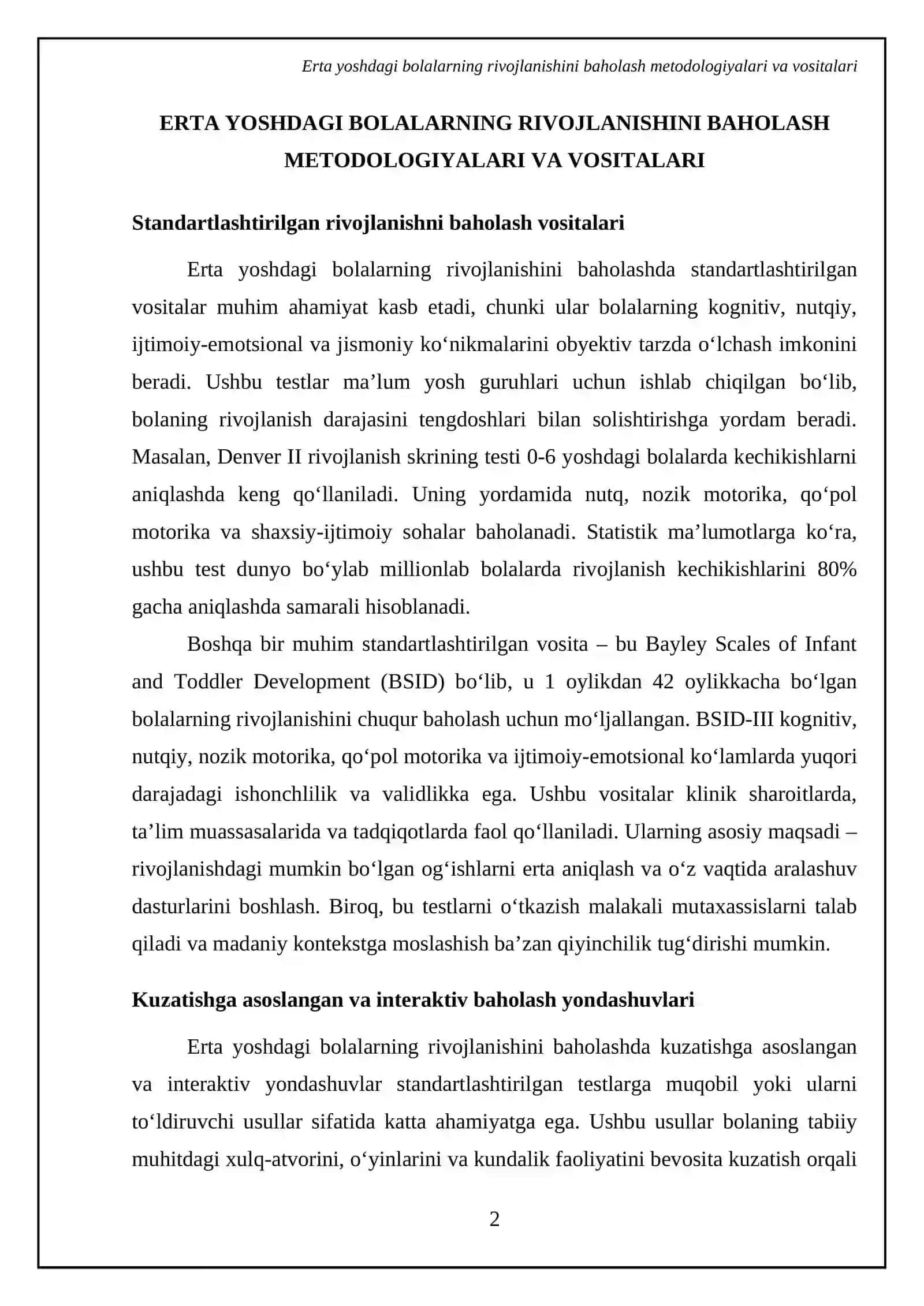 Goʻdaklar va maktabgacha yoshdagilarni testdan oʻtkazish 4