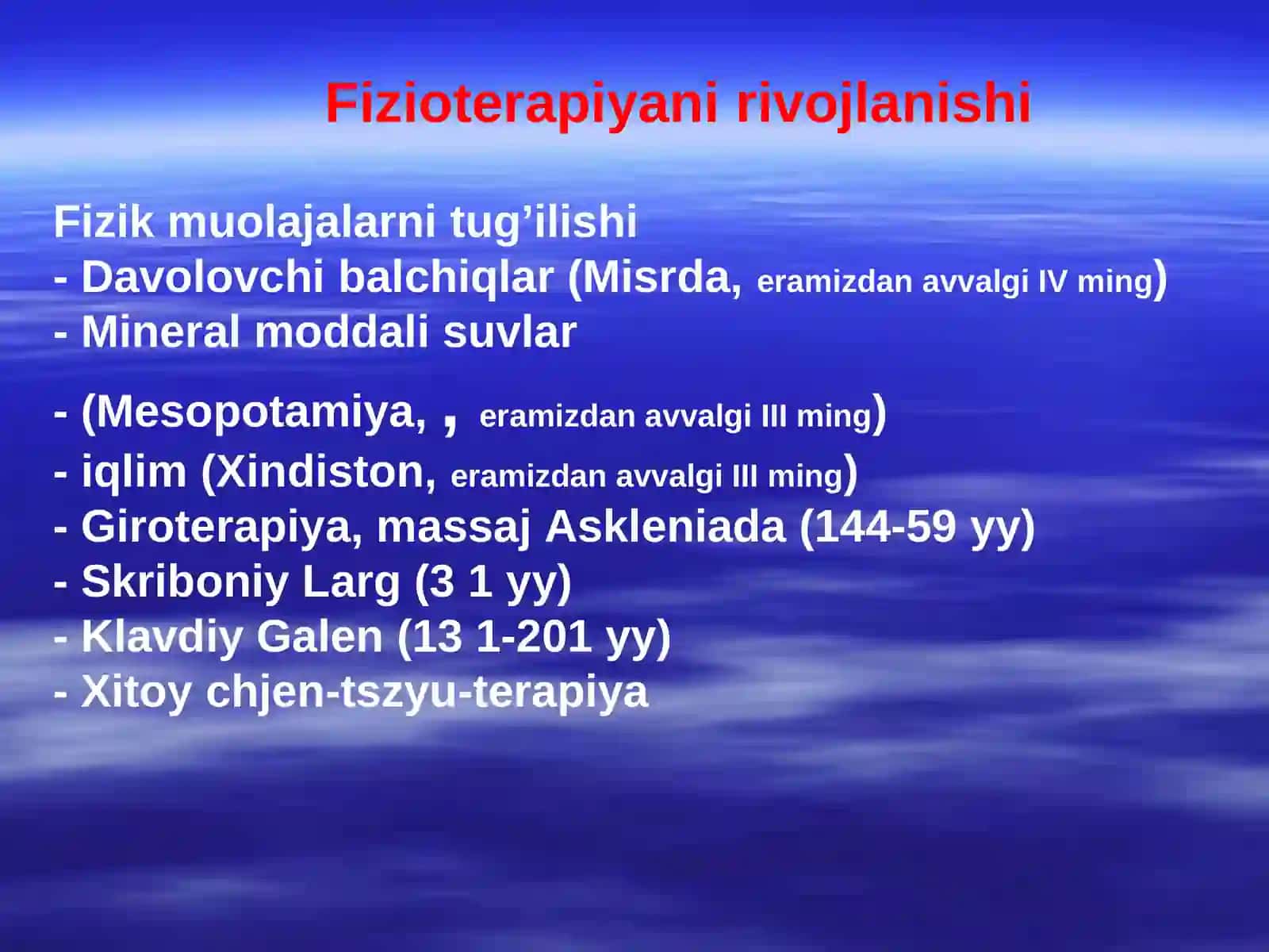 Fizioterapiyani rivojlanishi 4