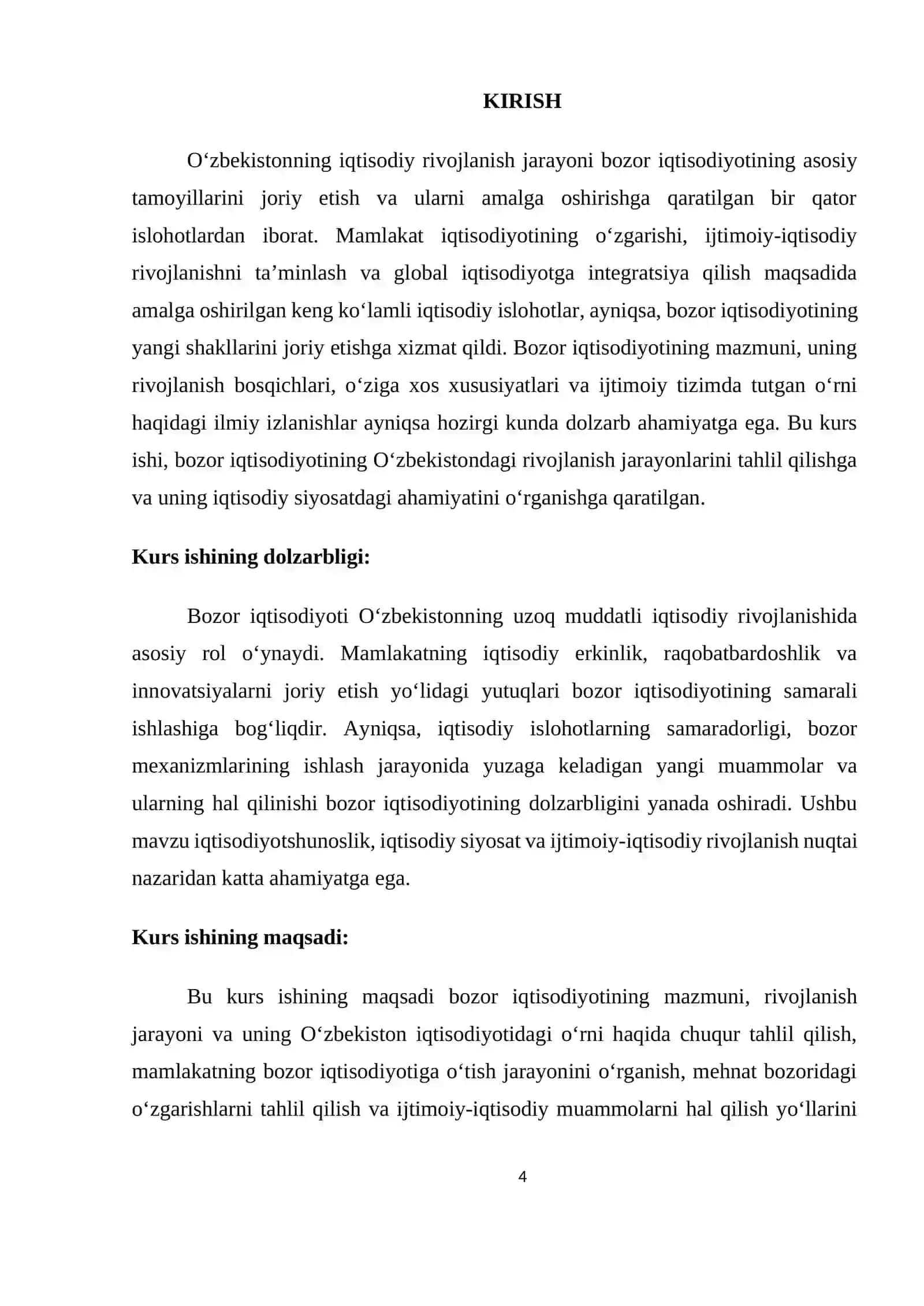 BOZOR IQTISODIYOTIGA ÒTISHNING MILLIY MODELLARI 4