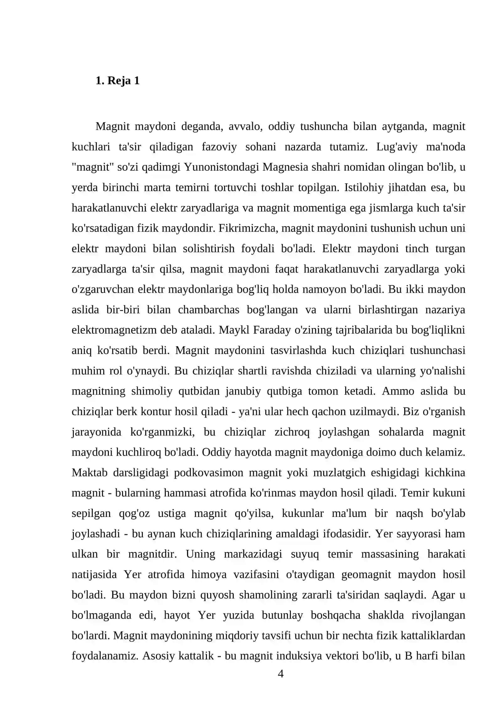 Magnit maydoni 4