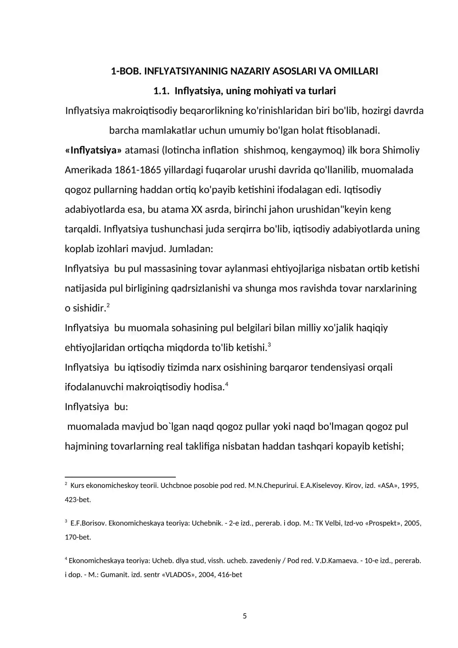 Foydalanilgan adabiyotlar ro'yhati 4