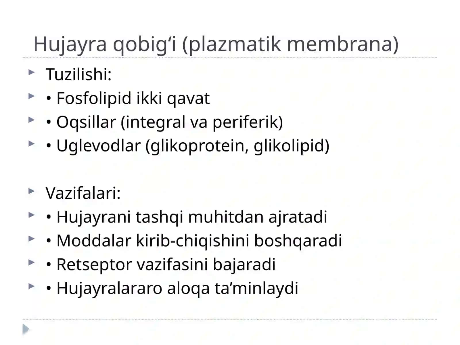 Hujayra tushunchasi 4