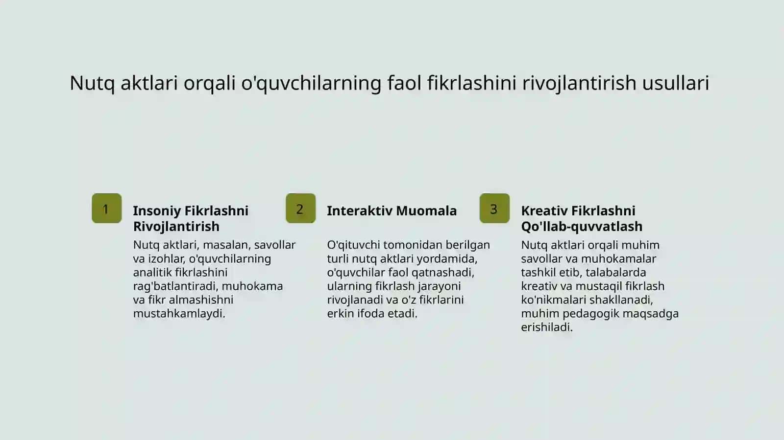 Oʻqituvchi nutqining nutq aktlari 4