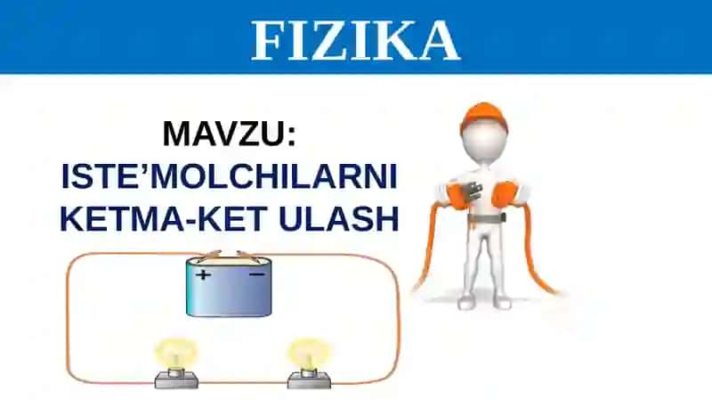 MAVZU: ISTE’MOLCHILARNI KETMA-KET ULASH 4