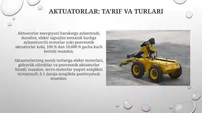 Robototexnikada qoʻllaniladigan jihozlar 4