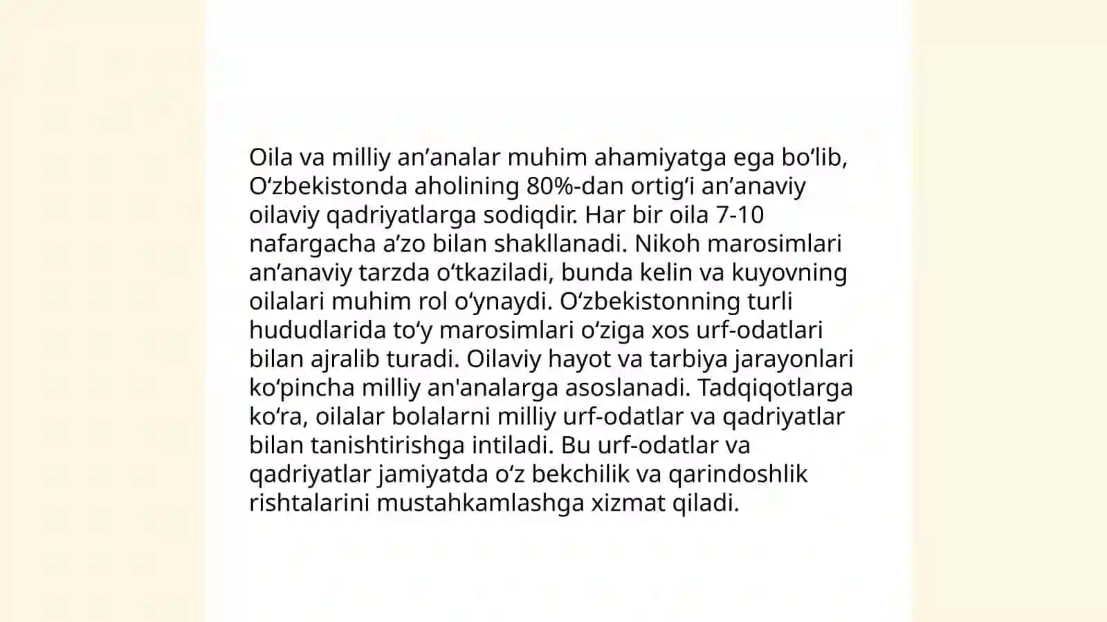Oila jamiyatning bir boʻlagi 4