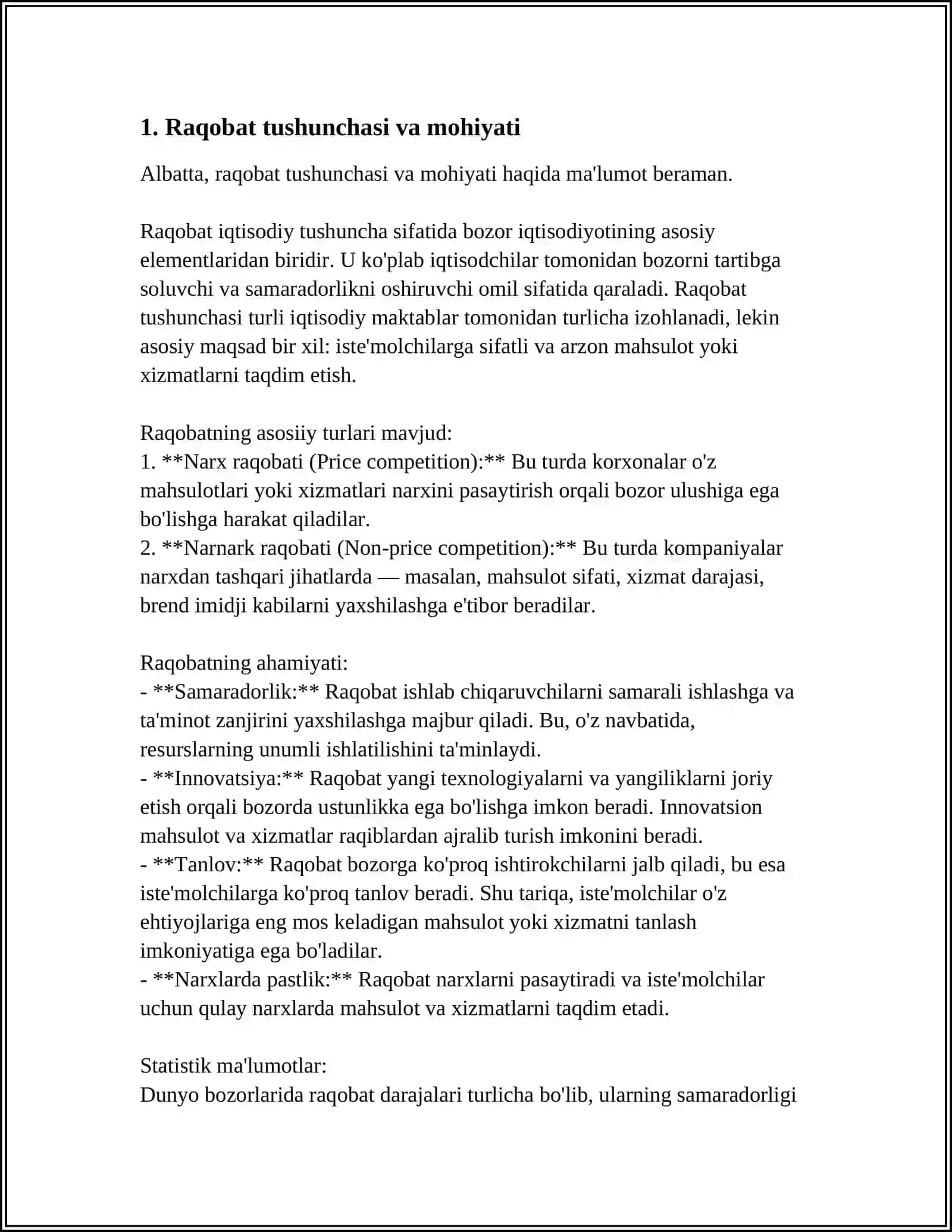 RAQOBATNING MOHIYATI,MAQSADI, TURLARI VA SHAKLLARI 4