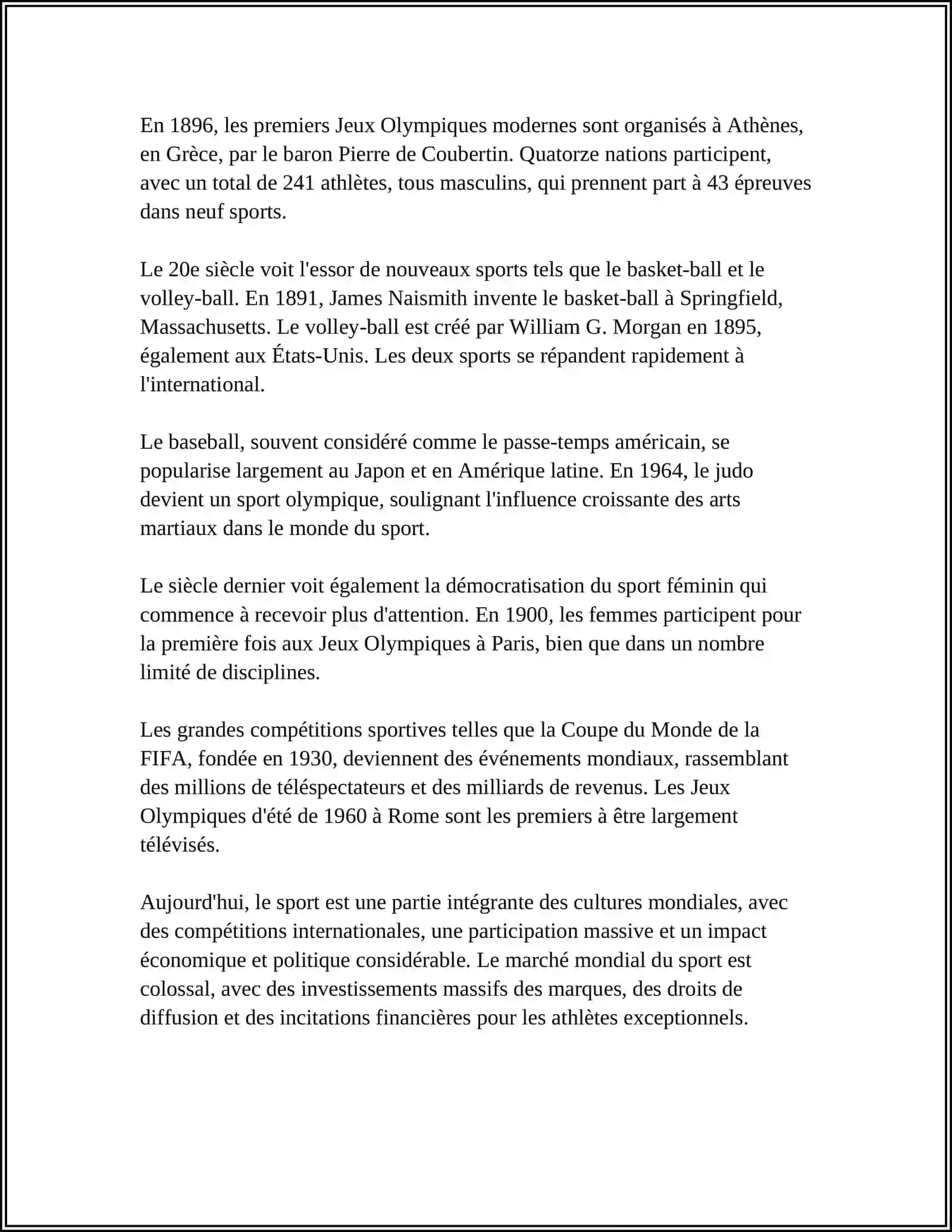 REFERAT "LE SPORT" 4