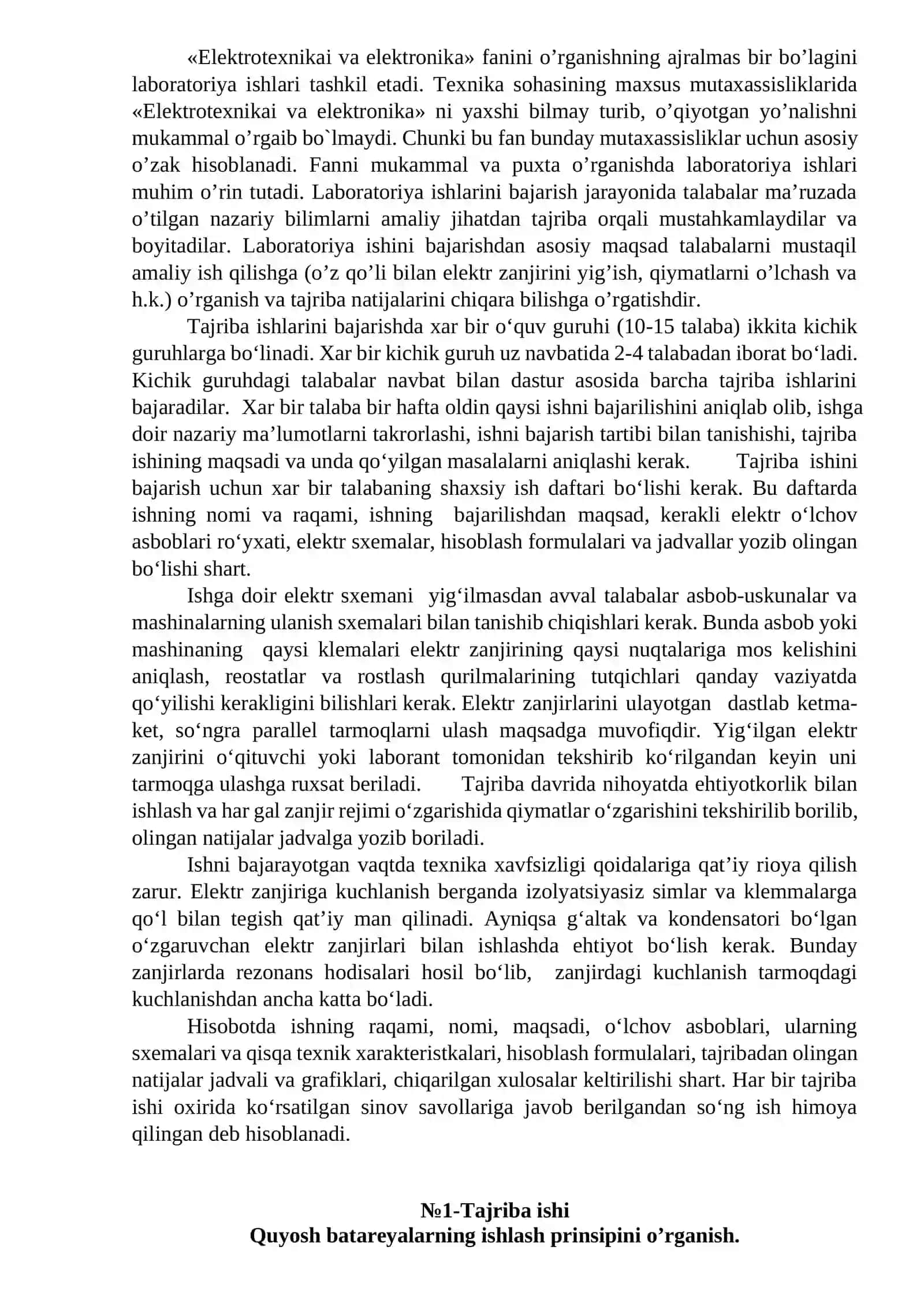 Yengil sanoat buyumlari konstruksiyasini ishlash va texnologiyasi (ipak mahsulotlari ishlab chiqarish, trikotaj, yig'irilgan ip ishlab chiqarish) 4