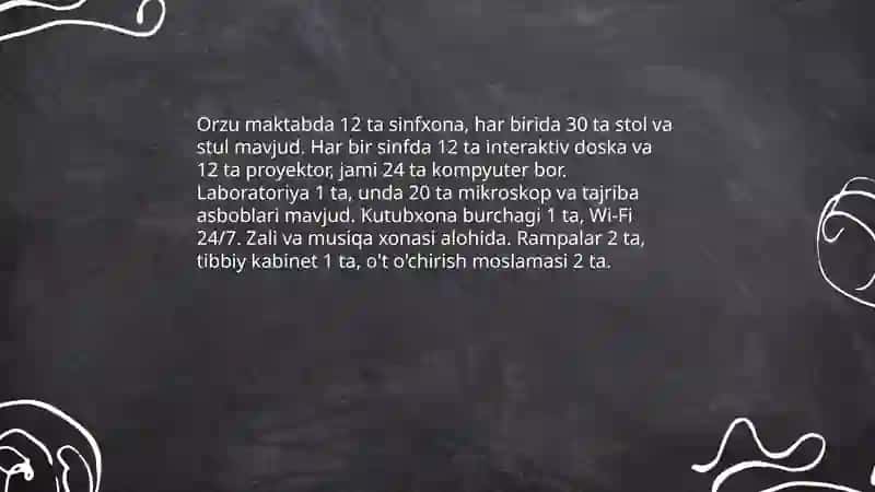 Mening orzuimdagi maktab 4