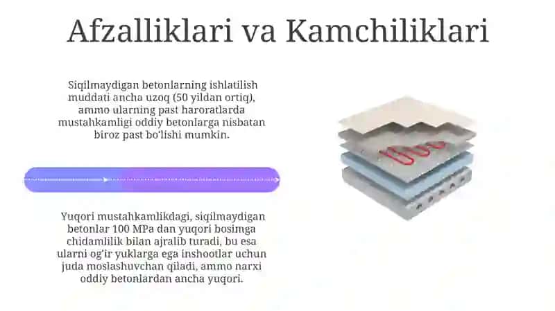 Yuqori Mustahkamlikdagi Qisqarmas Betonlar 4