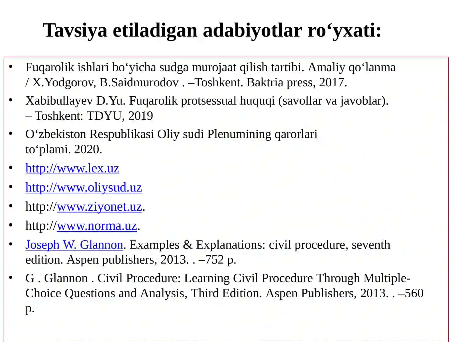 FUQAROLIK PROTSESSUAL HUQUQI GA KIRISH 4