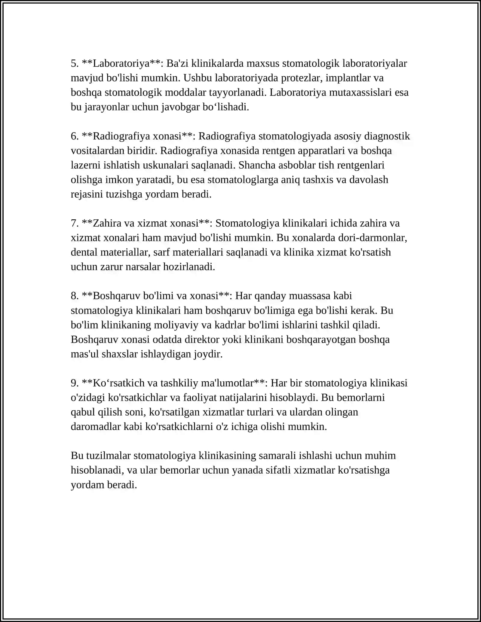 STOMATOLOGIYA KLINIKASINING TUZILISHI 4
