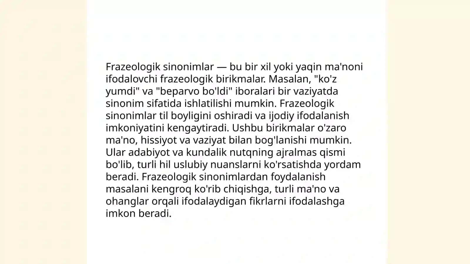 Frazeologik Omonimlar 4