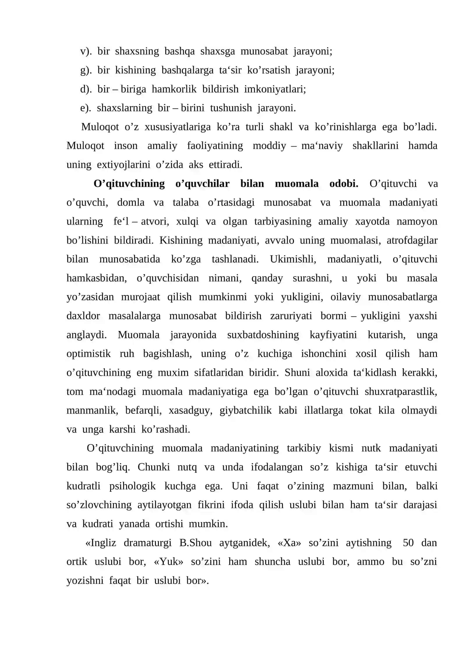 O‘qituvchi faoliyatida muloqot madaniyati va psihologiyasi 4