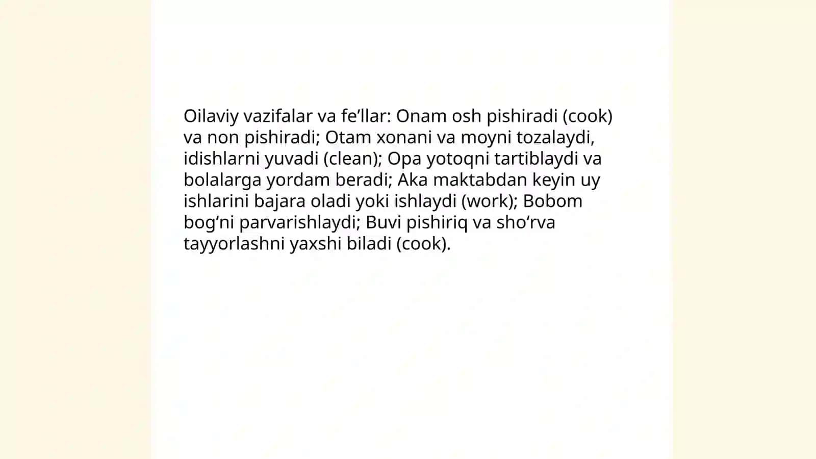 Bolalarga tana a'zolarini ingliz tilida o'rgatish 4