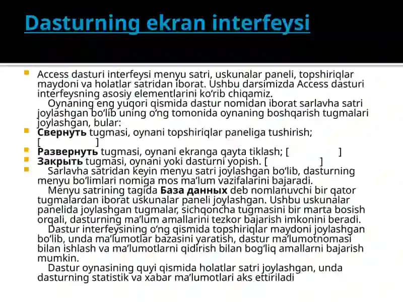 Ma’limotlar Omborivaturlari 4