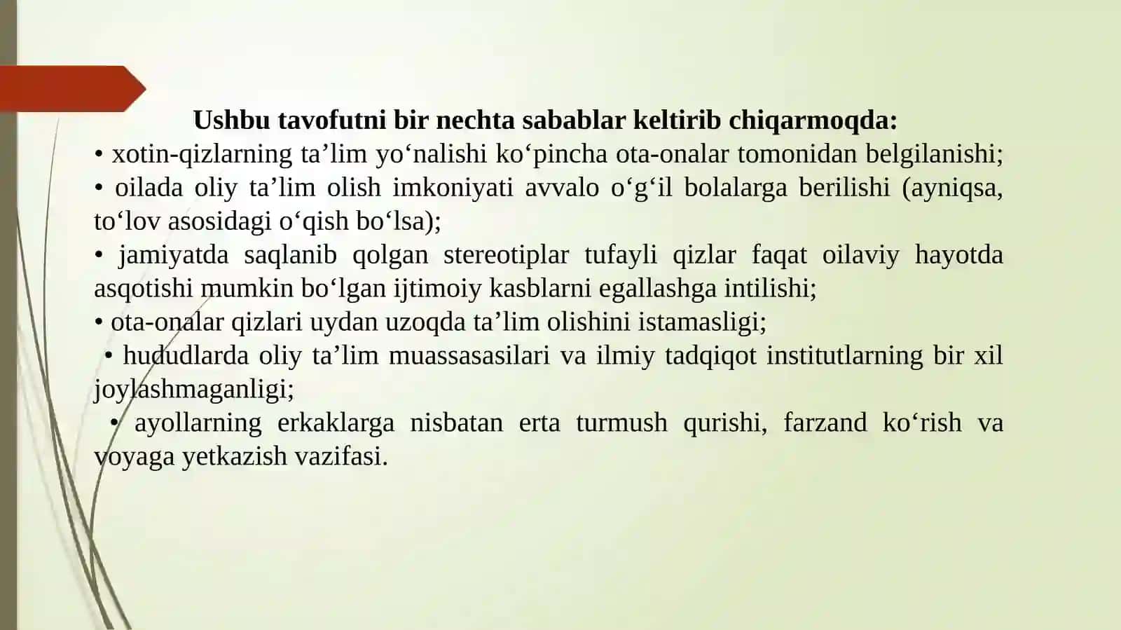 Gender tenglikning xorijiy tajribasi 4