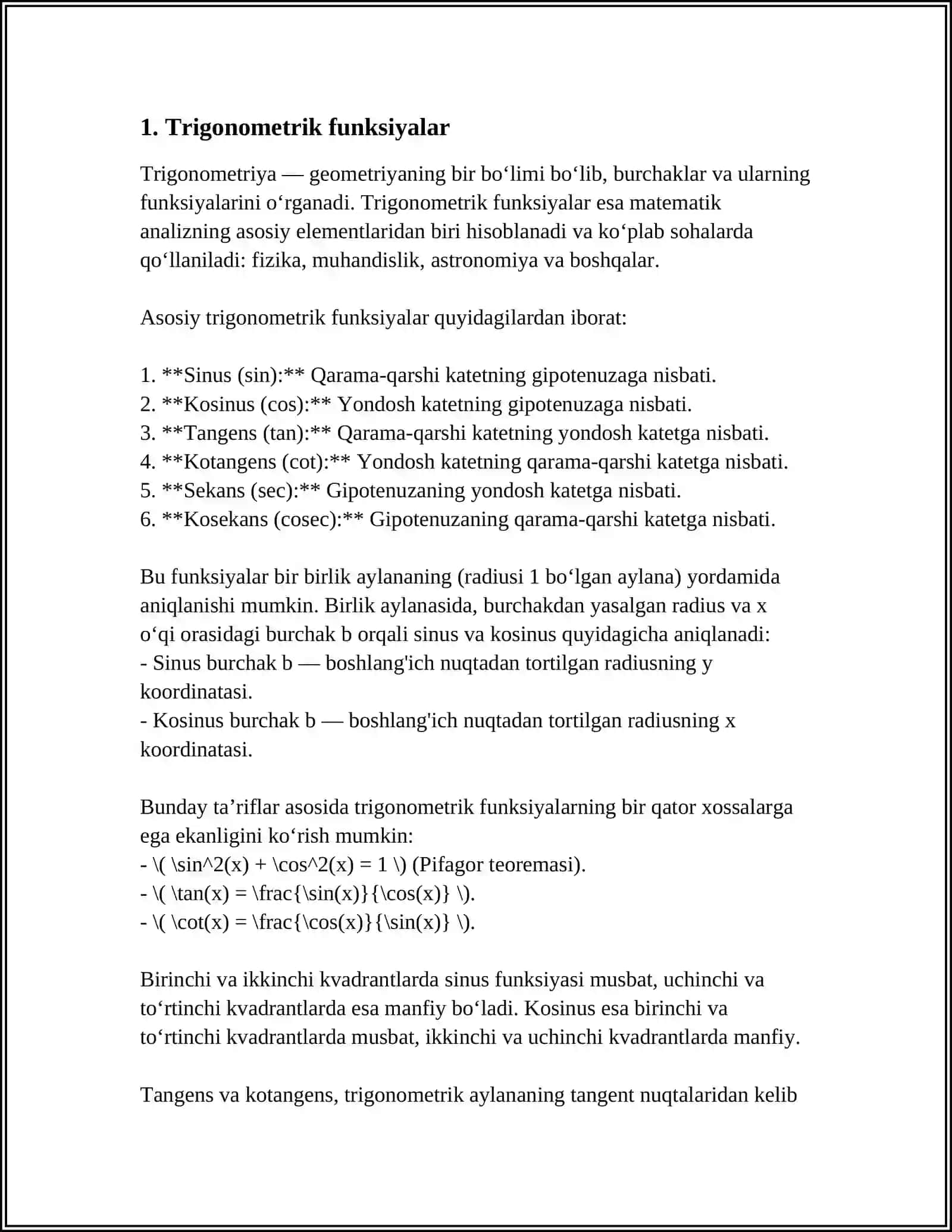 9-SINF ALGEBRA FANIDAN LOYIHA ISHI 4