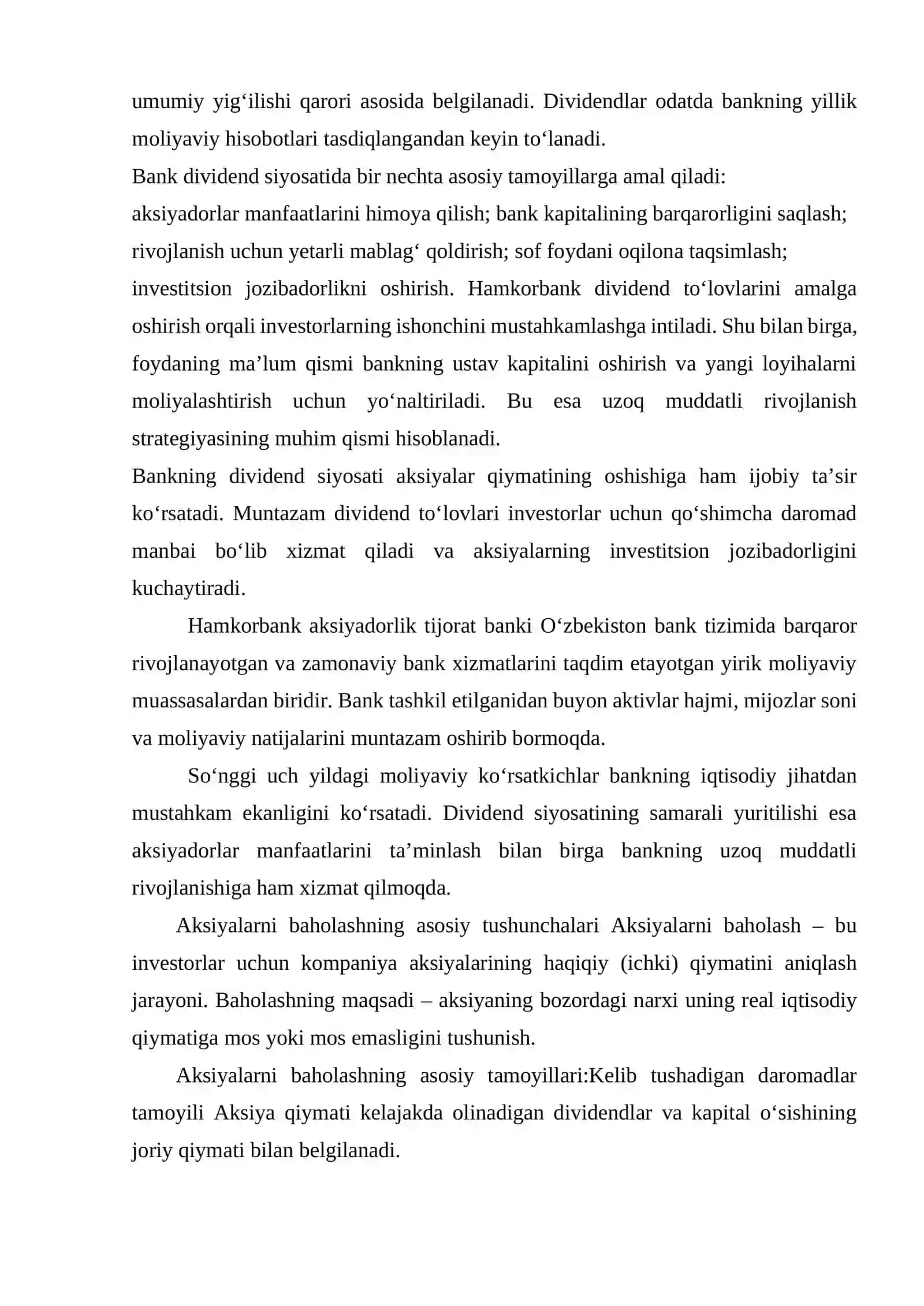 HAMKORBANK AKSIYADORLIK JAMIYATI 4