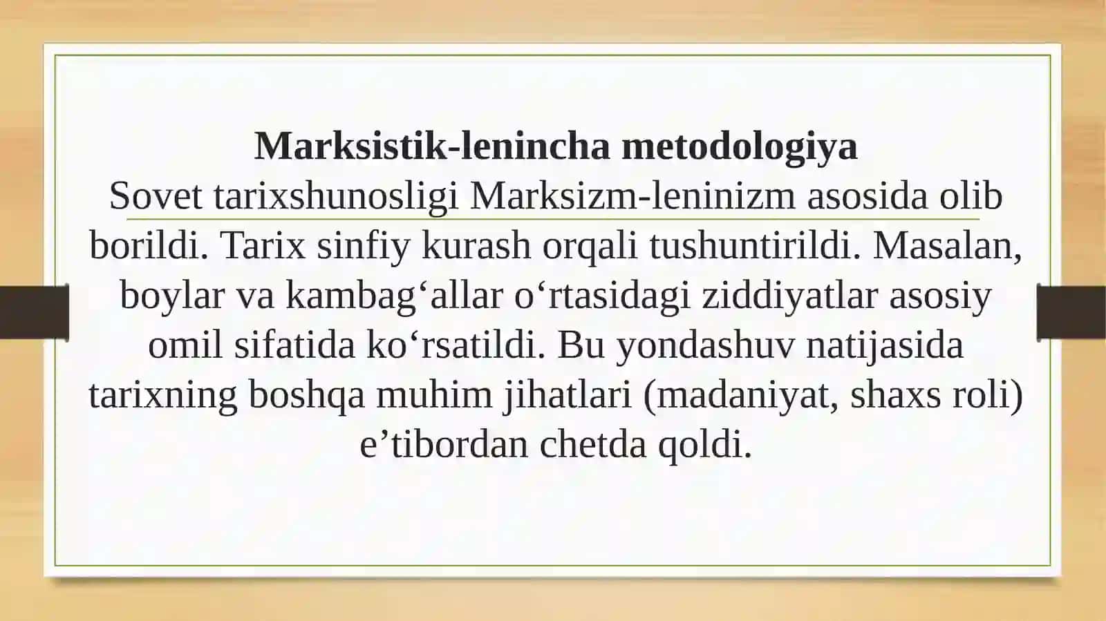 Sovet davri Tarixshunosligida Oʻzbekiston tarixi 4