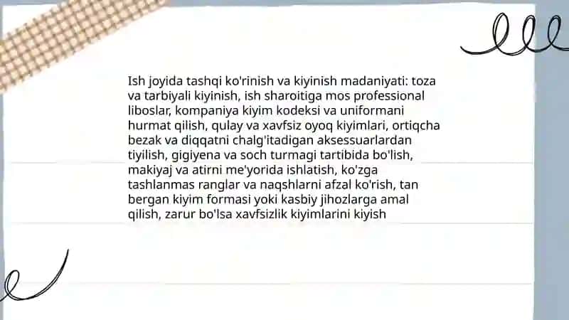 Kasbiy muloqot odobi 4