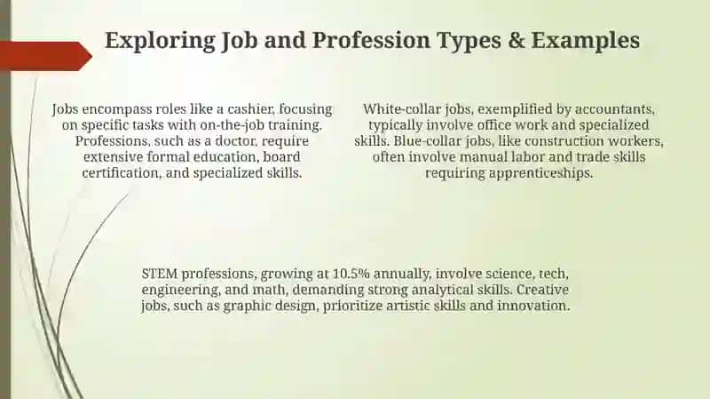 Jobs and Professions Presentation 4