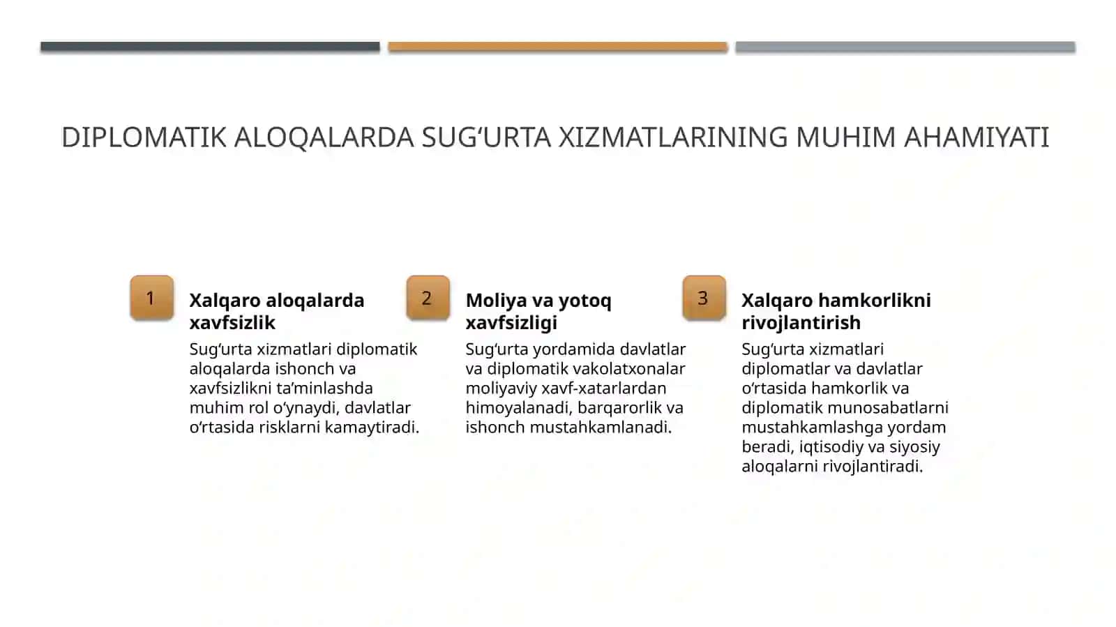 Xalqaro munosabatlarda sug‘urta xizmatlarining o‘rni 4
