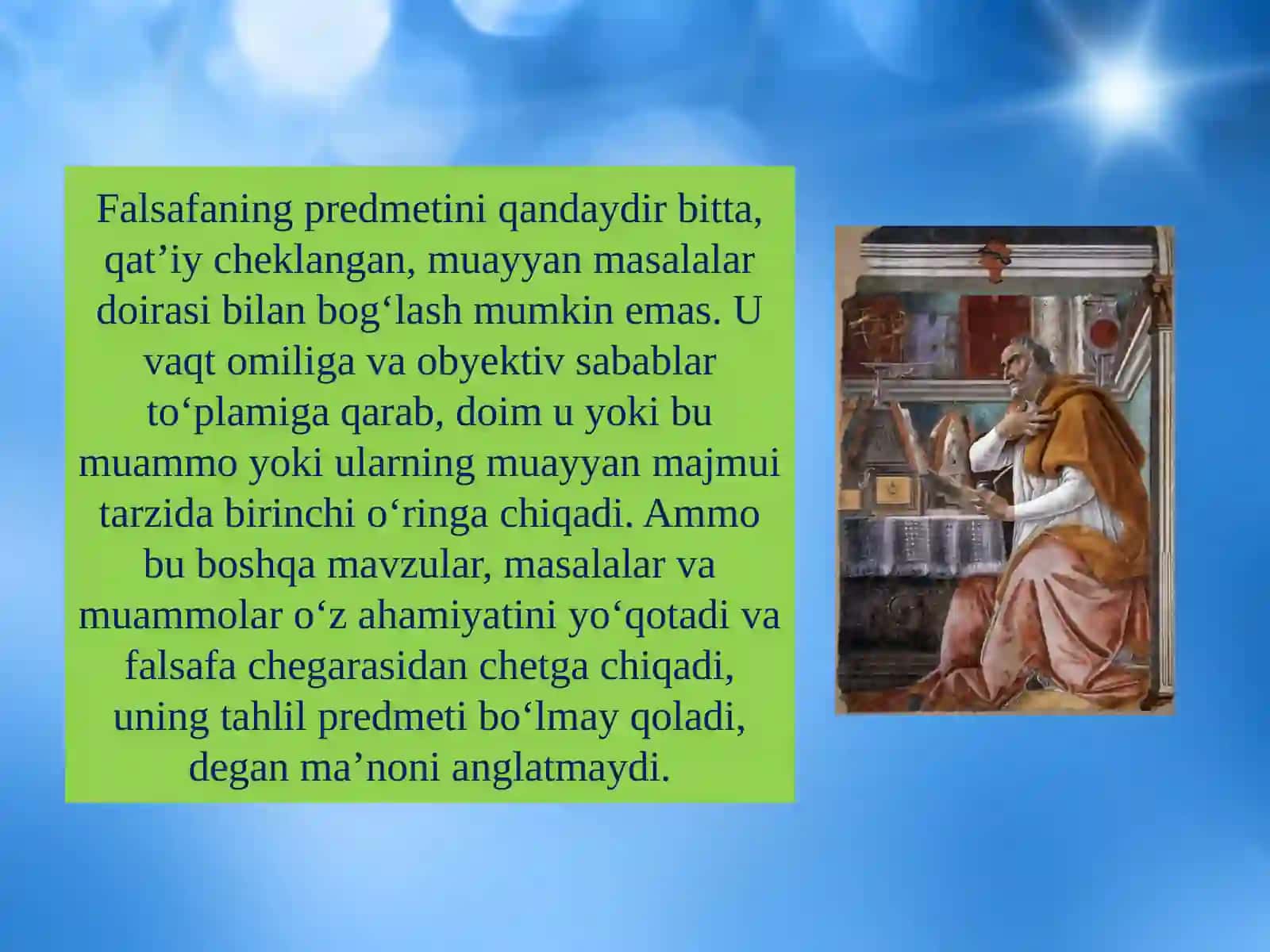 Falsafafanipredmetivazifalarivaasosiyyo’nalishlari 4