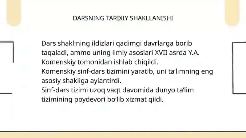 DARS- TÁLIMNING ASOSIY SHAKLI SIFATIDA 4