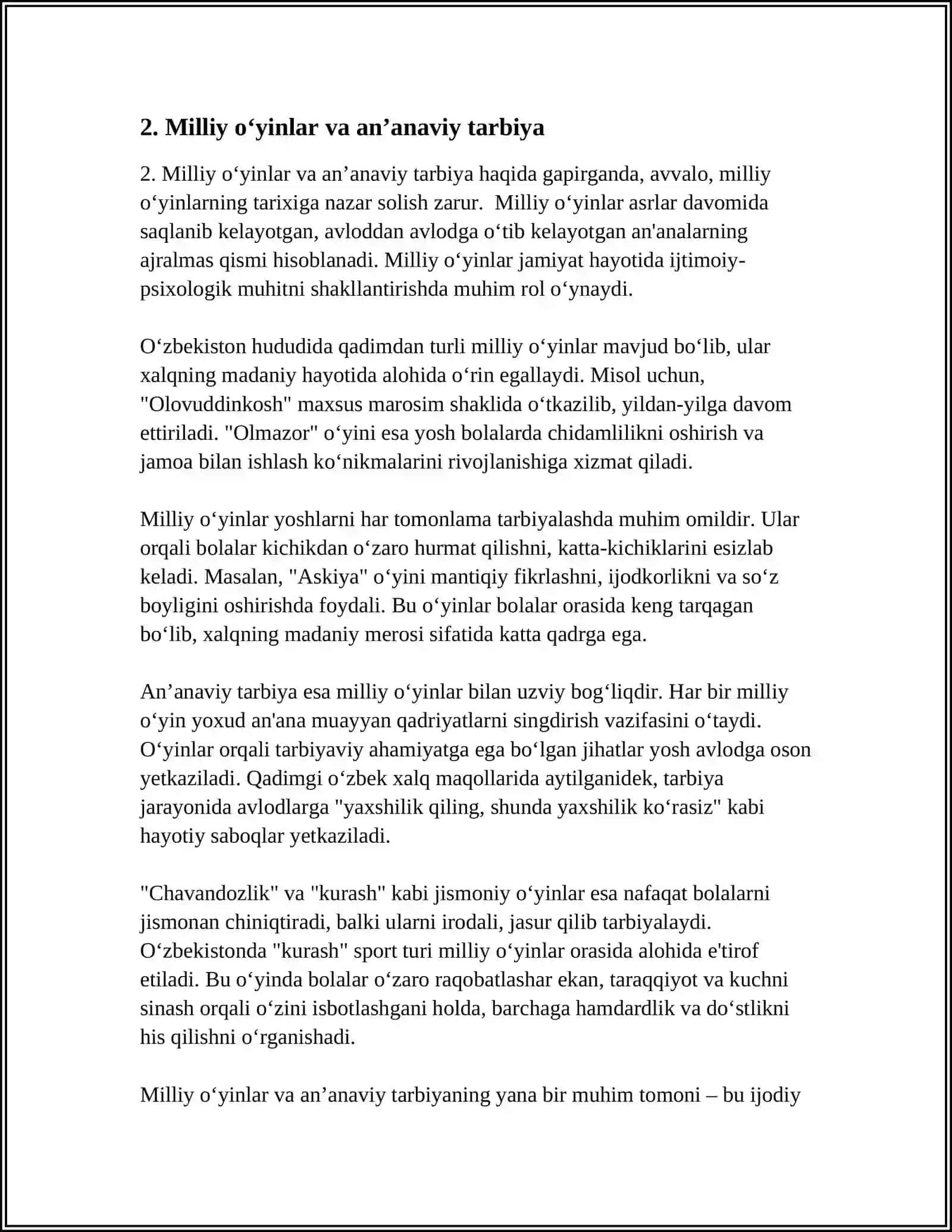 MILLIY O'YINLARNING TARBIYAVIY AHAMIYATI 4