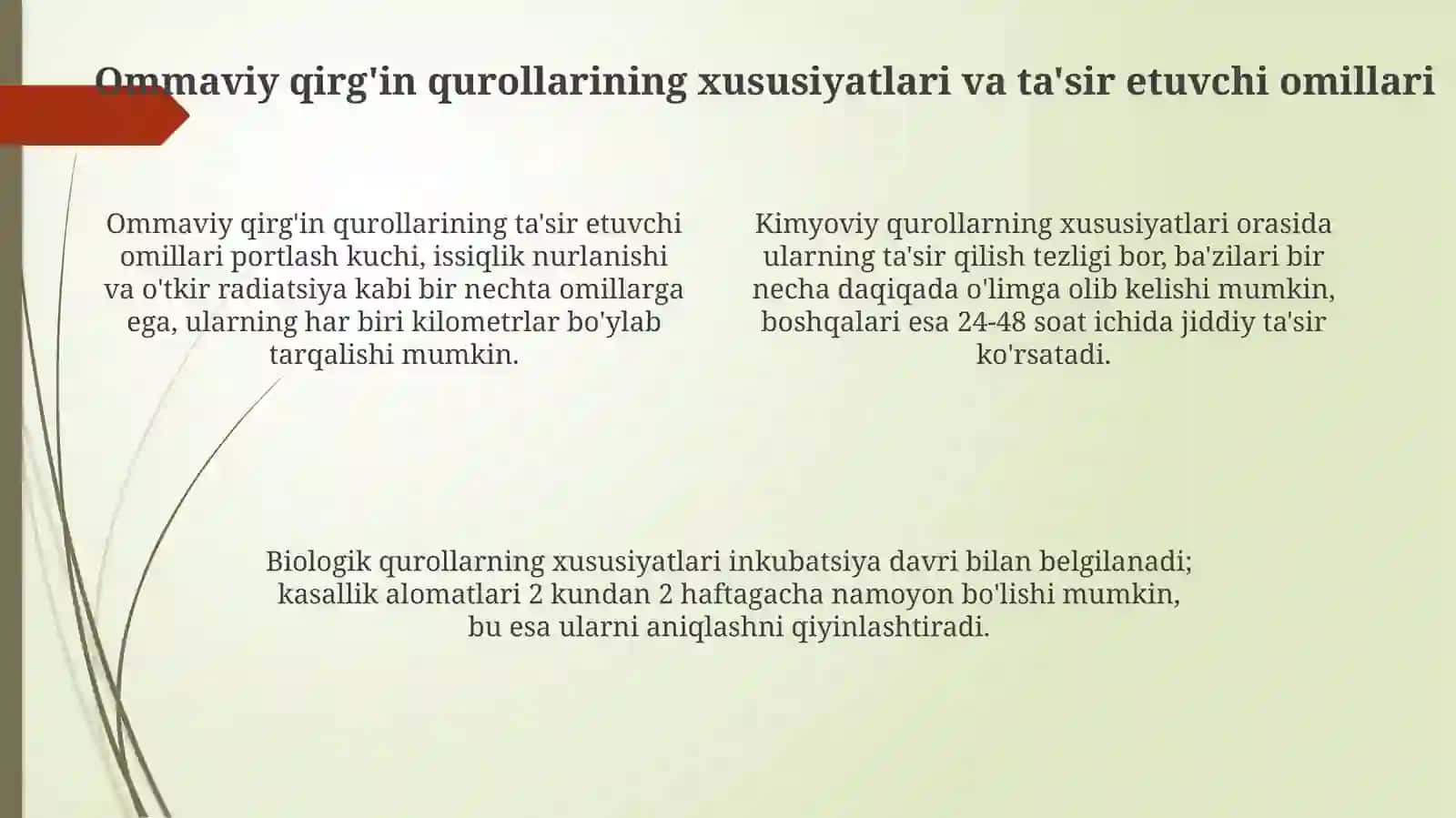 Zamonaviy ommaviy qirg'in qurollari 4
