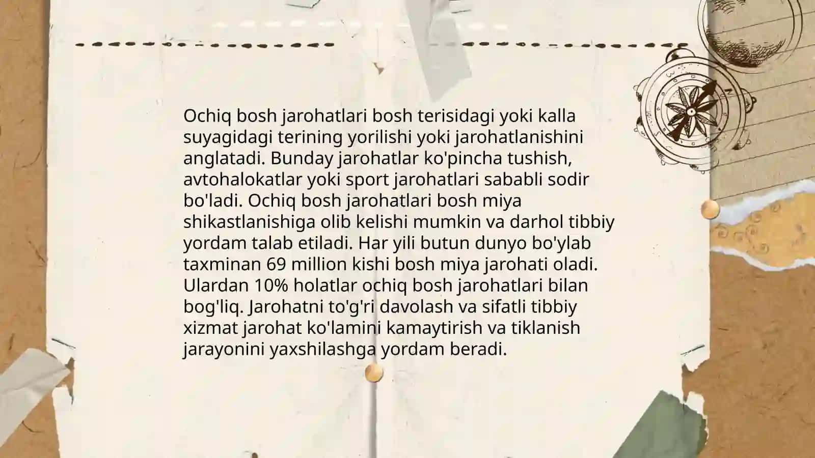 Bosh va orqa miya jarohatlari, turlari, diagnostika,davolash usullari 4