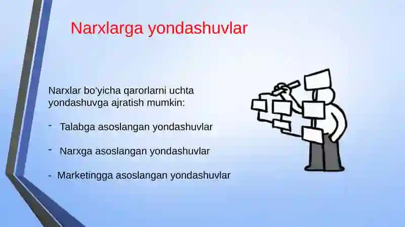 Narxlar bo‘yicha qarorlar 4