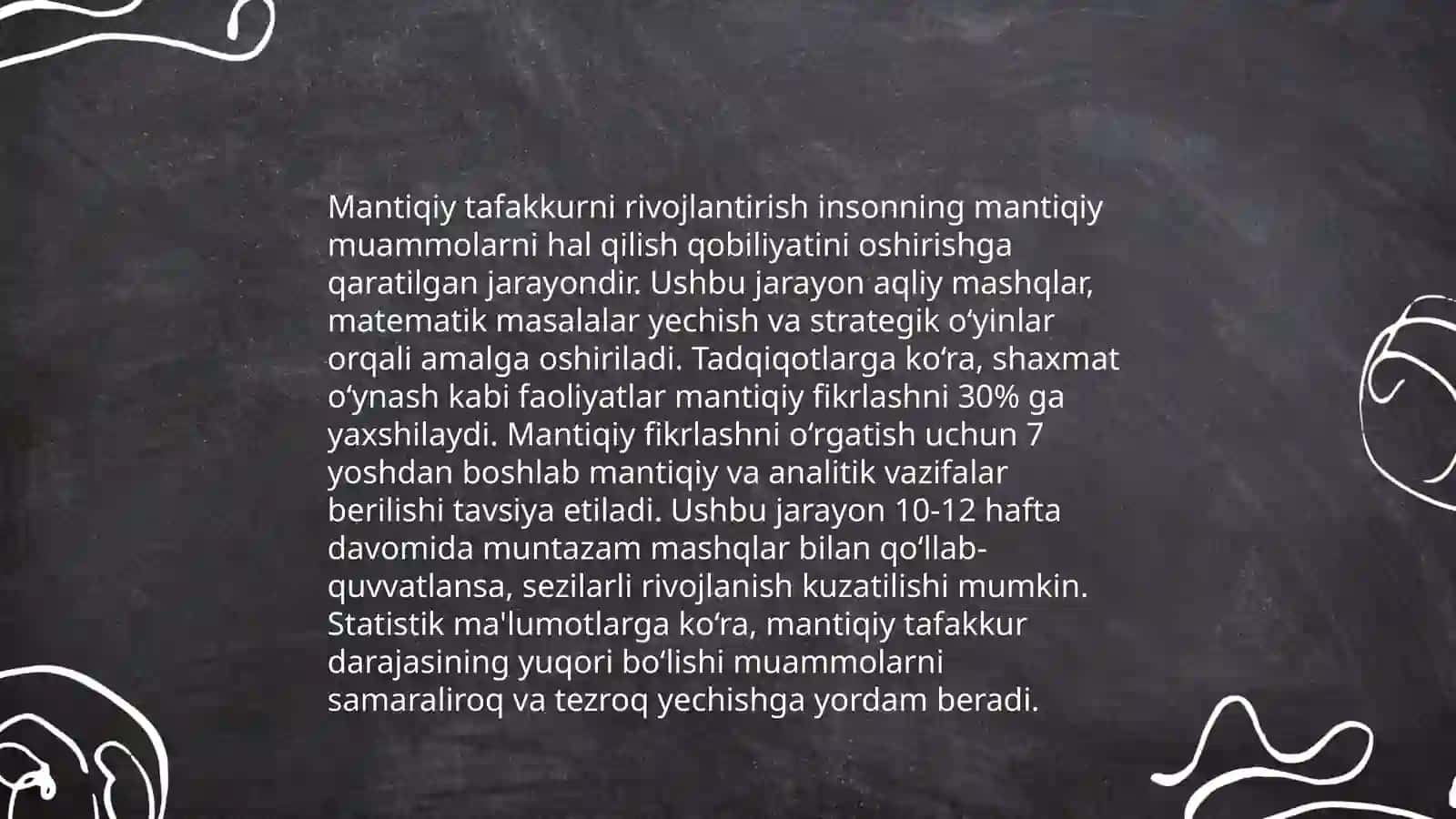 Aqliy tarbiya va ta’lim 4