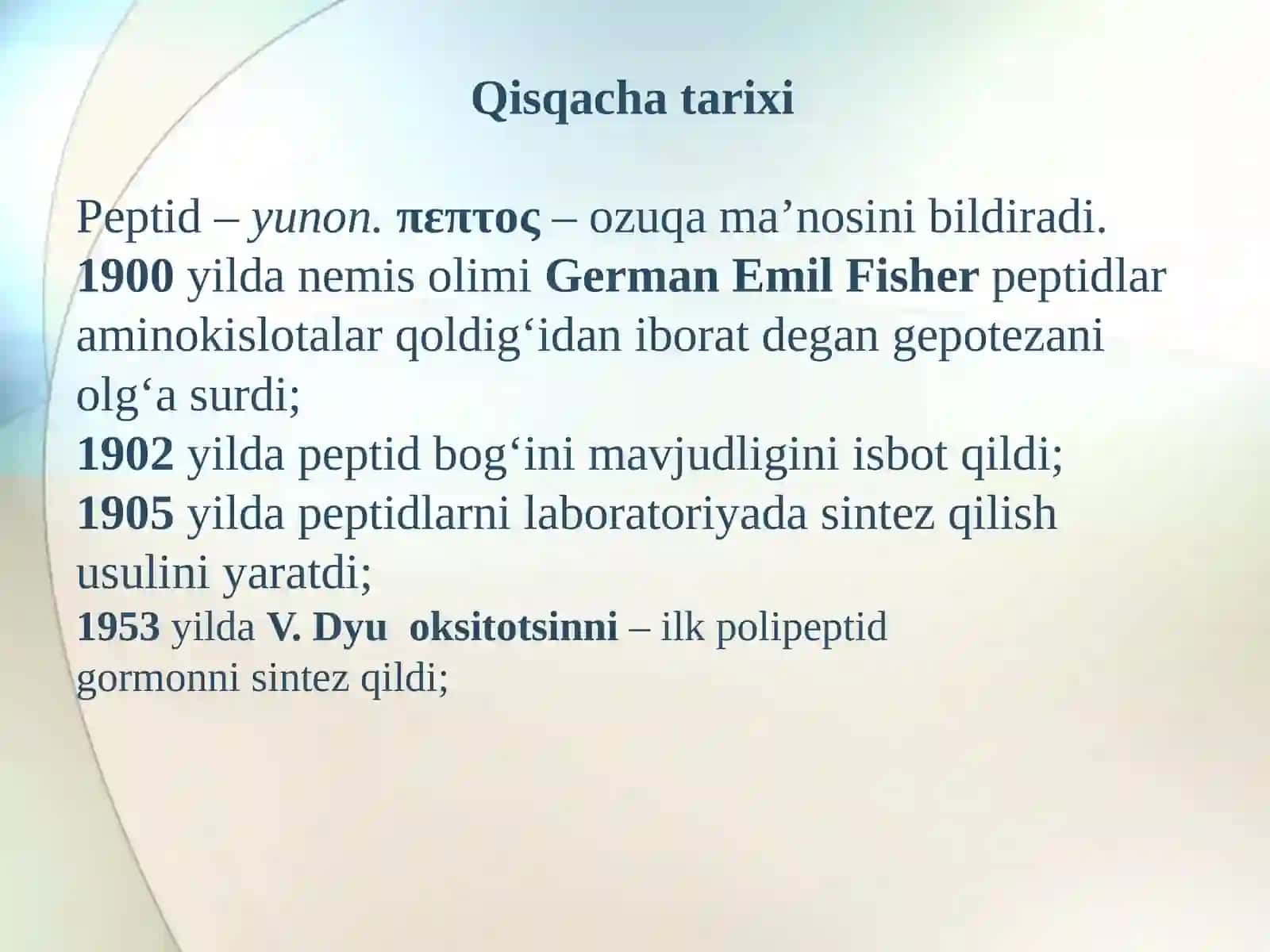 Peptidlar 4