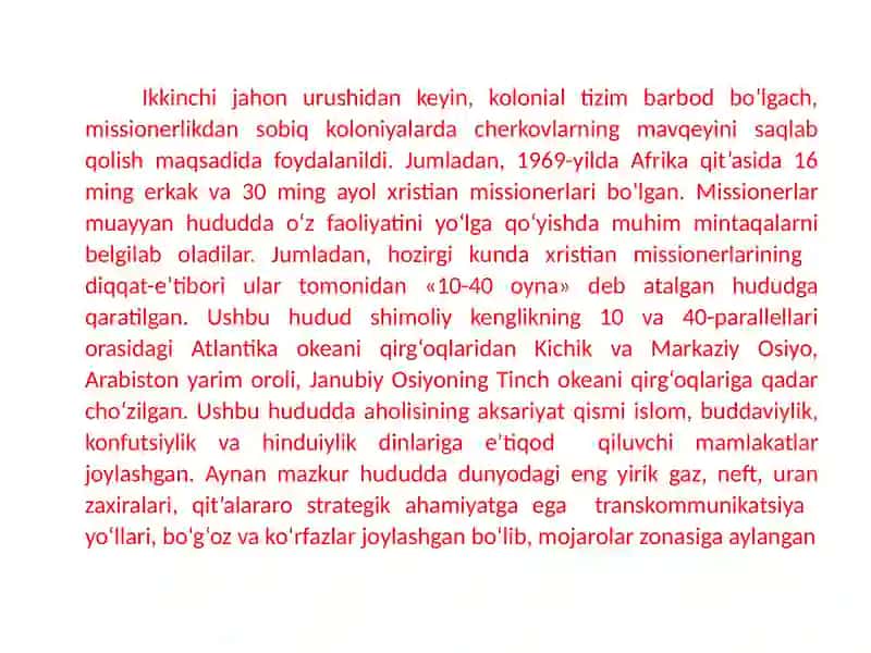 XX-XXI-ASRLARDA MISSIONERLIK VA PROZELITIZM 4
