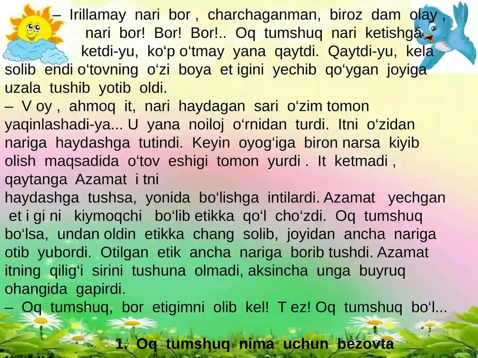 OQ TUMSHUQ JASORATI 4