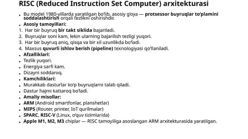 Fon Neyman arxitekturasi tamoyillari 4