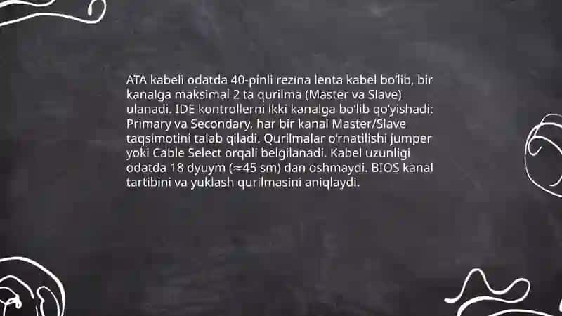 Qattiq disklarning (Ata va Sata) mantiqiy konfiguratsiyalari 4