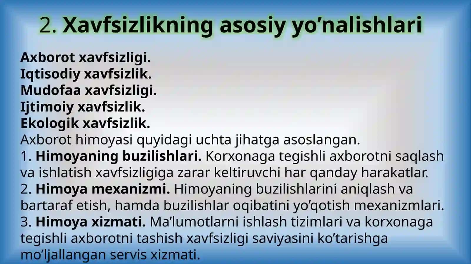 Axborot xavfsizligi va unita’minlash usullari 4