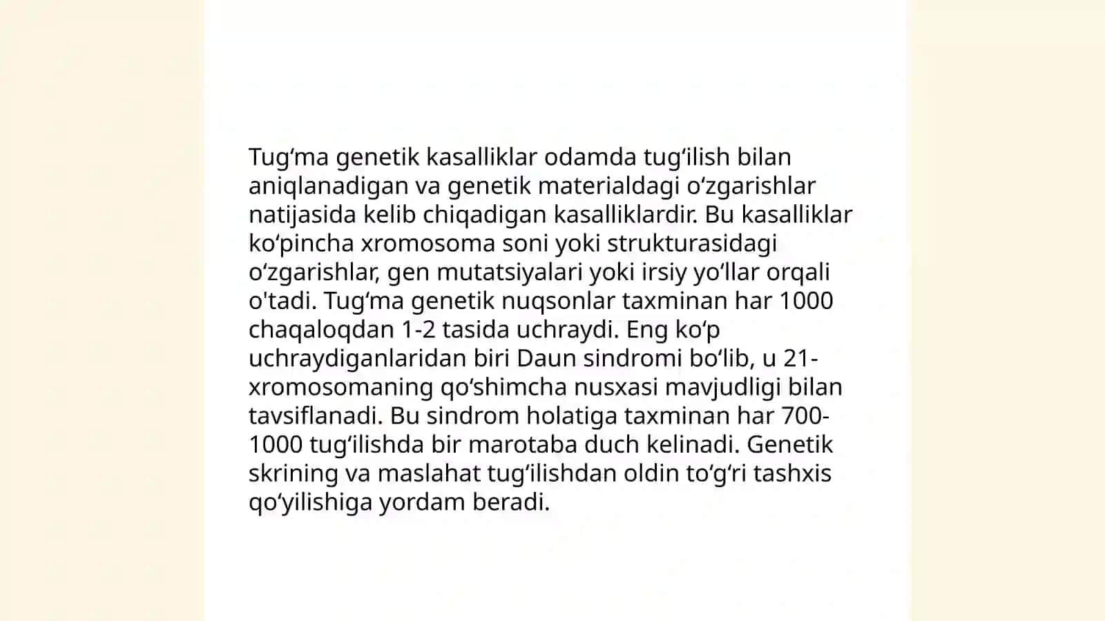 Genetika va irsiyat 4