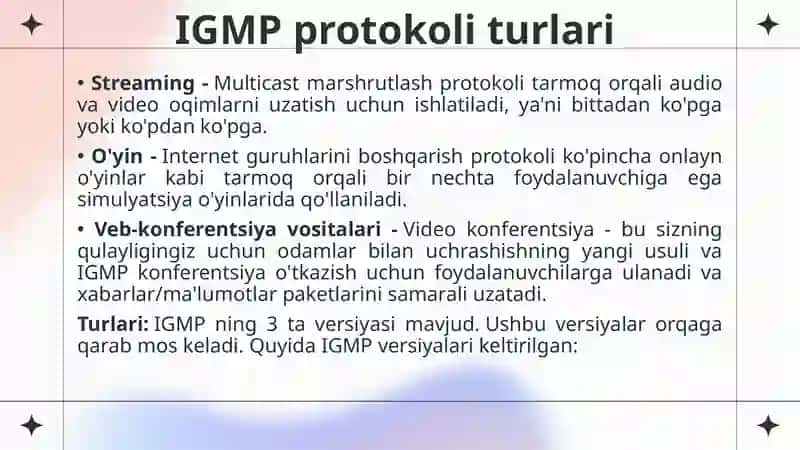 IGMP protokoli 4