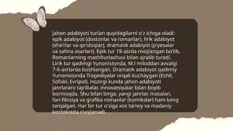 Milliy va jahon adabiy ta’limi 4