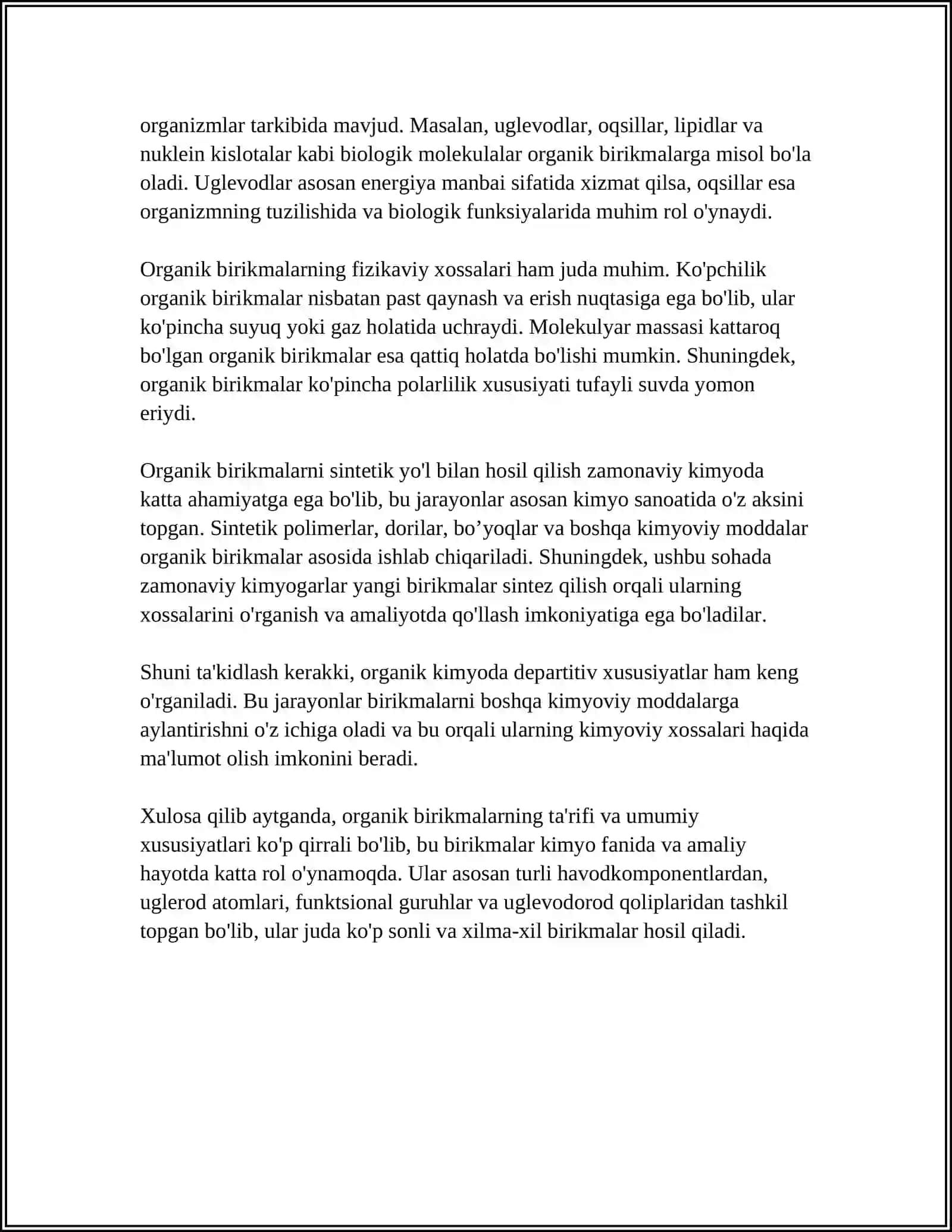 ORGANIK BIRIKMALAR 4
